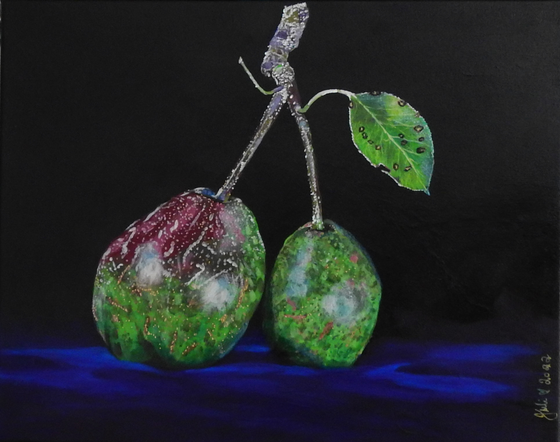 Fruit from the Old Pear Tree by Julie Hollis | Lethbridge 20000 2022 Finalists | Lethbridge Gallery