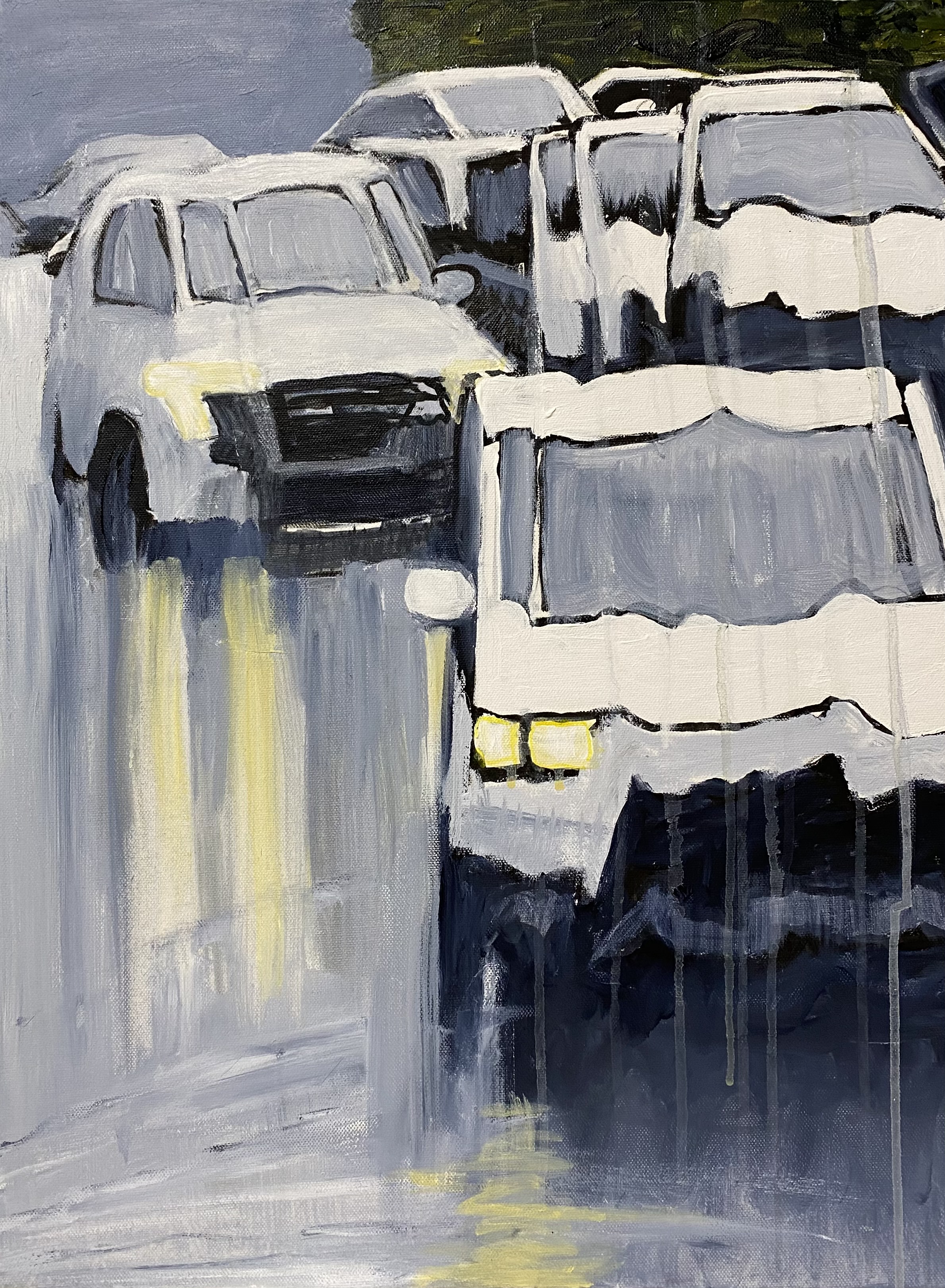 Driving Rain by Gay Emmerson | Lethbridge 20000 2022 Finalists | Lethbridge Gallery