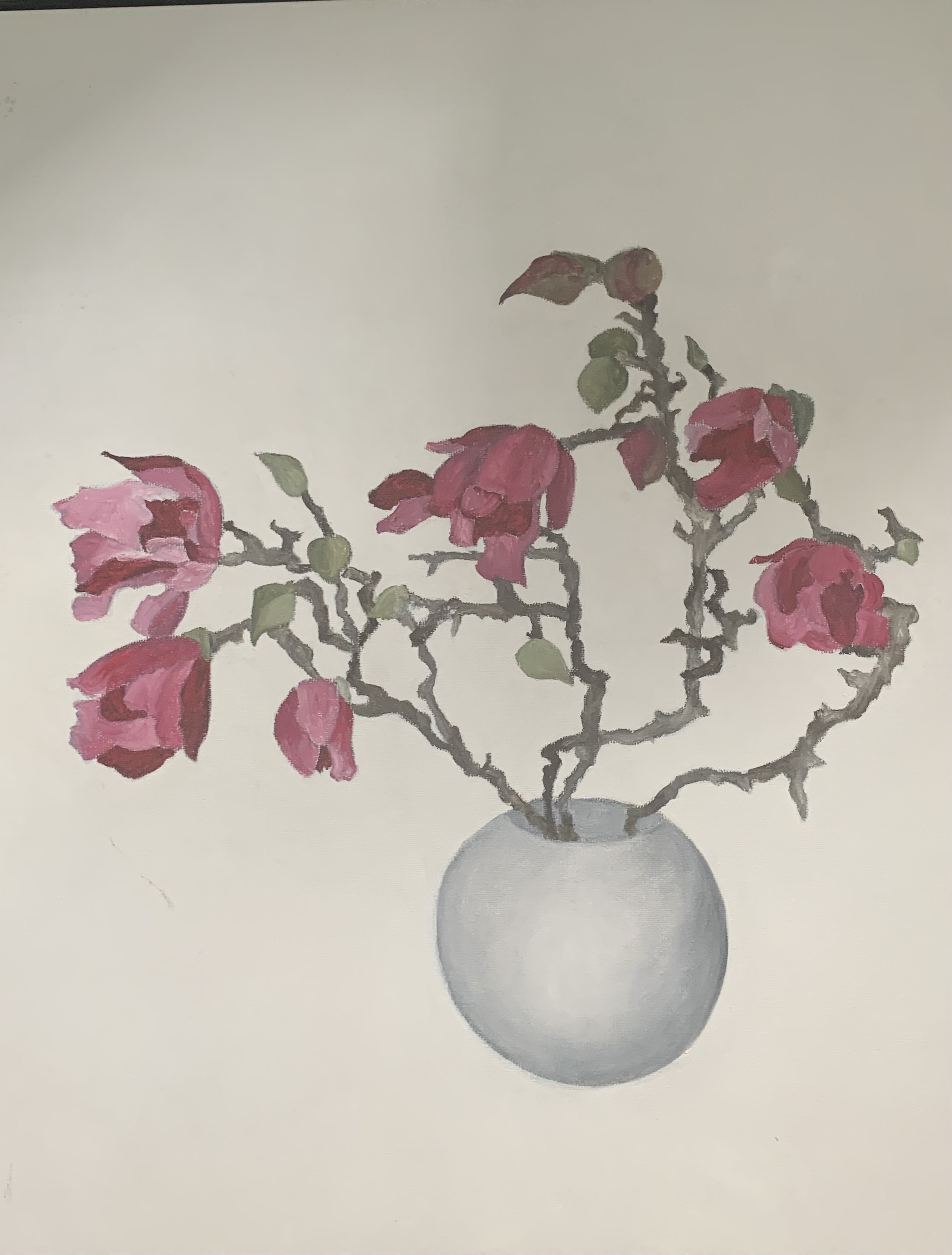 Magnolias by Sue Tregeagle | Lethbridge 20000 2022 Finalists | Lethbridge Gallery