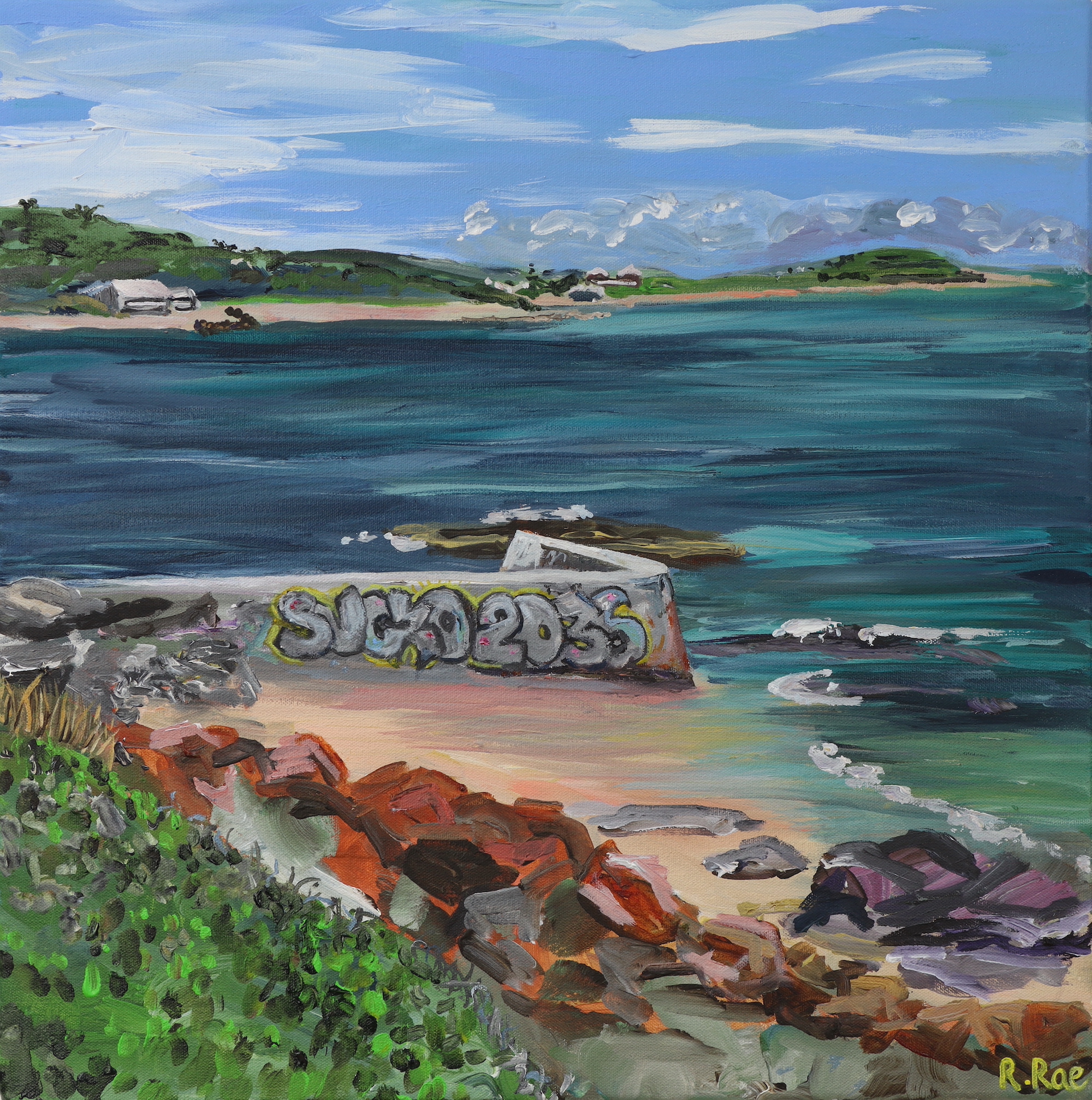Bumbora Point Botany Bay by Rachel Rae | Lethbridge 20000 2022 Finalists | Lethbridge Gallery