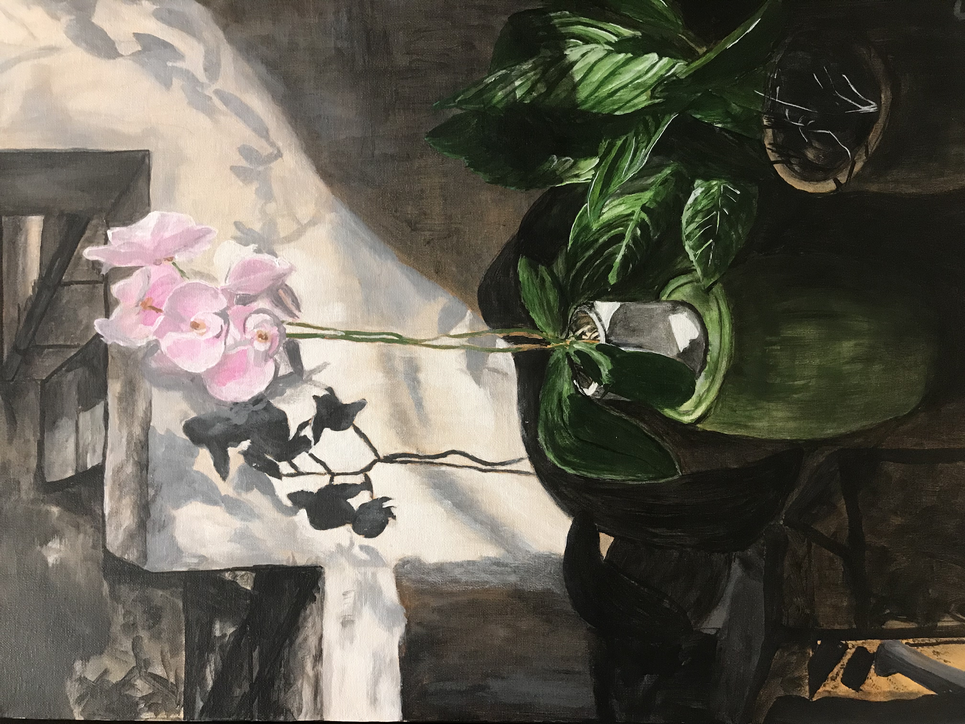 Sunlit Orchid by susan wright | Lethbridge 20000 2022 Finalists | Lethbridge Gallery