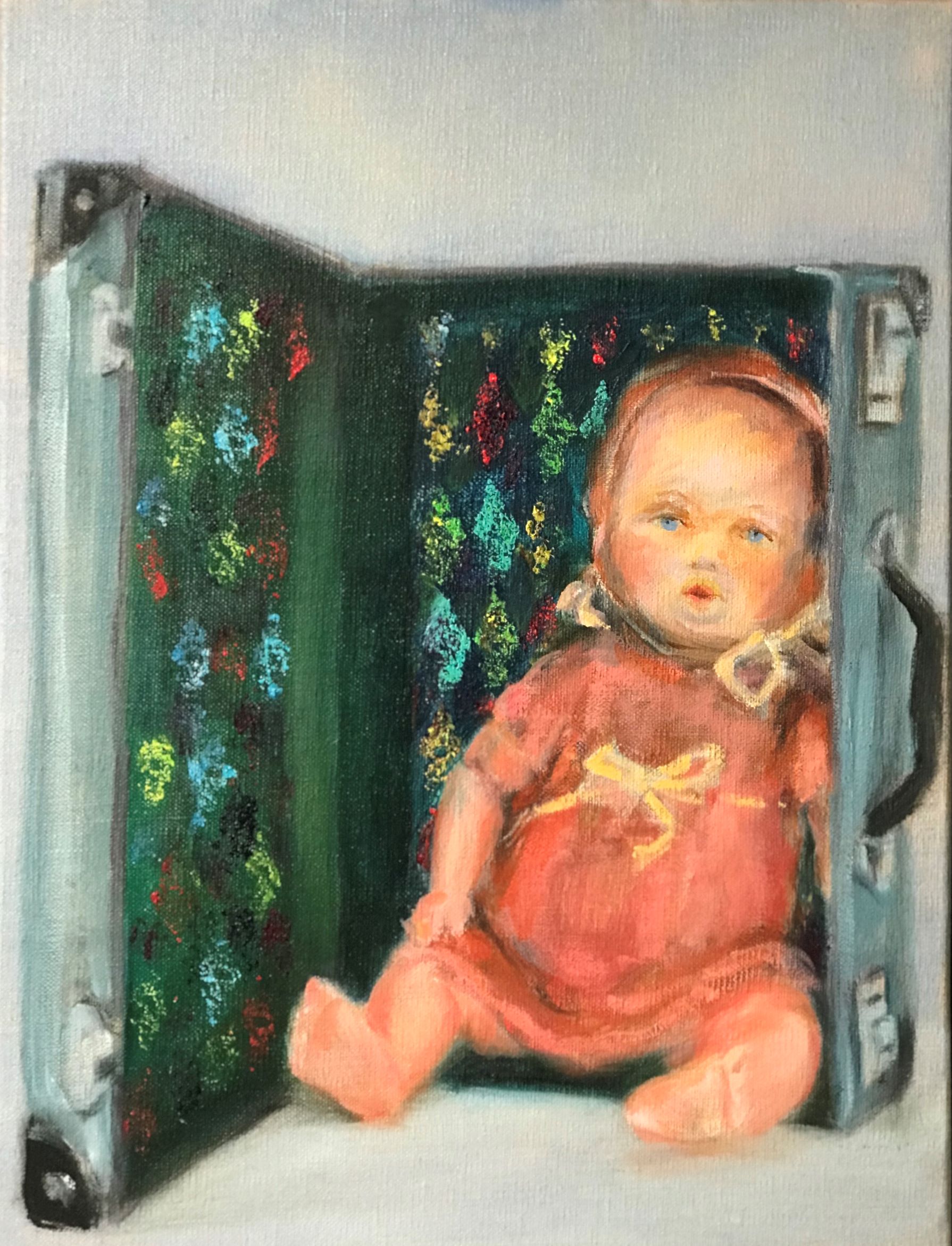Self portrait as a Child by Aliki Yiorkas | Lethbridge 20000 2022 Finalists | Lethbridge Gallery