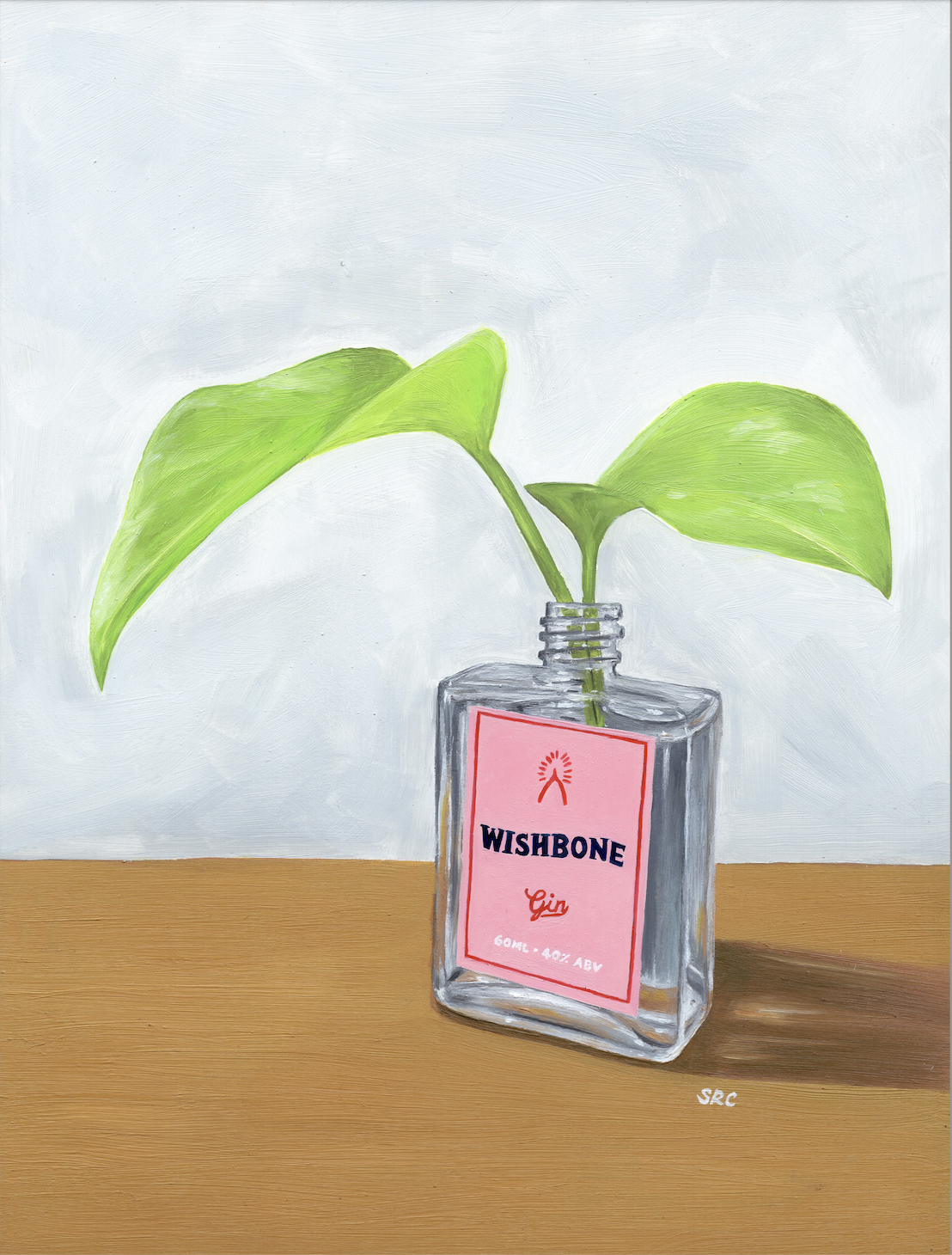 Wishbone Gin and Neon Pothos by Shannon Camden | Lethbridge 20000 2022 Finalists | Lethbridge Gallery