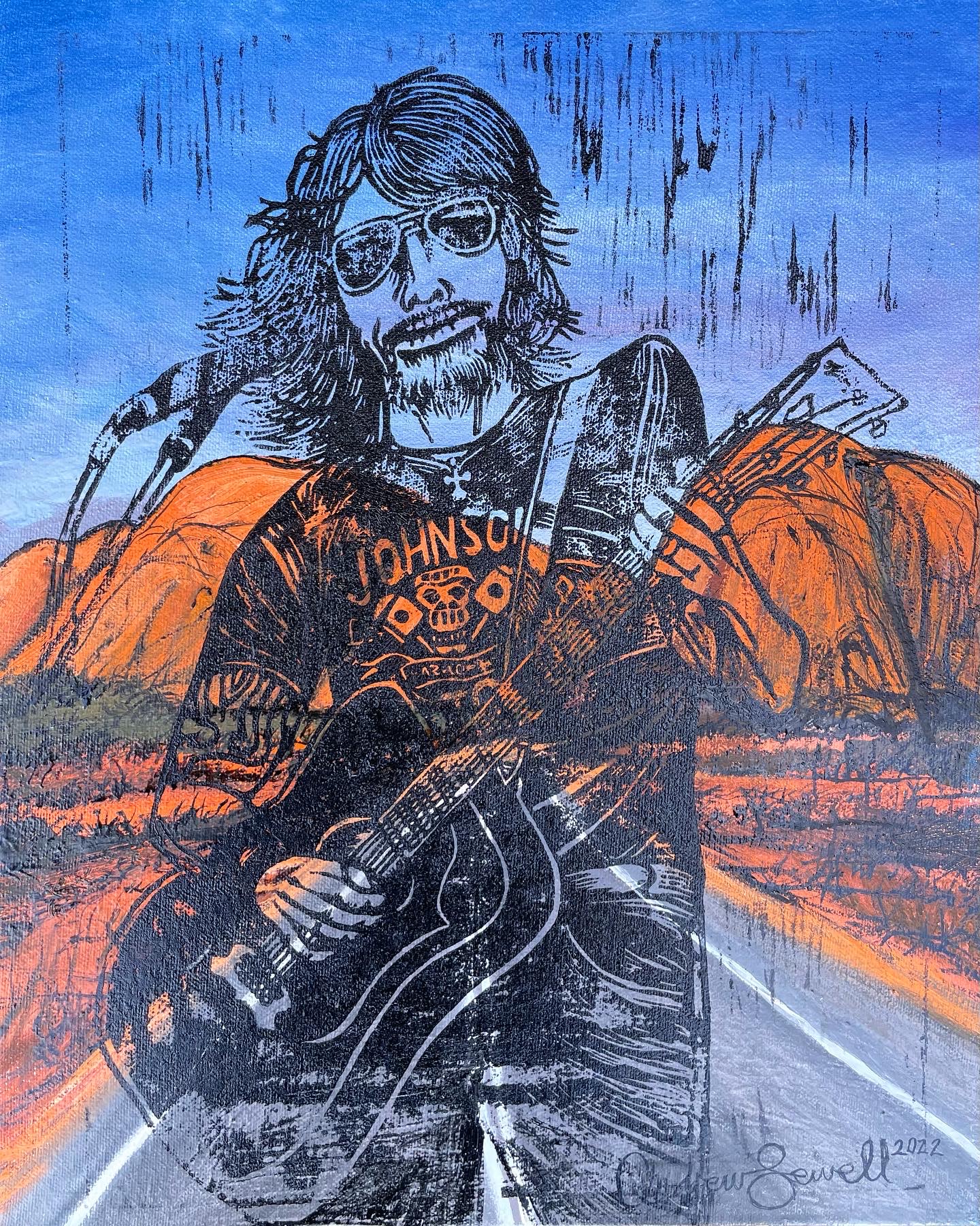 Dave Grohl - Road to Kata Tjuta  by Andrew Sewell  | Lethbridge 20000 2022 Finalists | Lethbridge Gallery