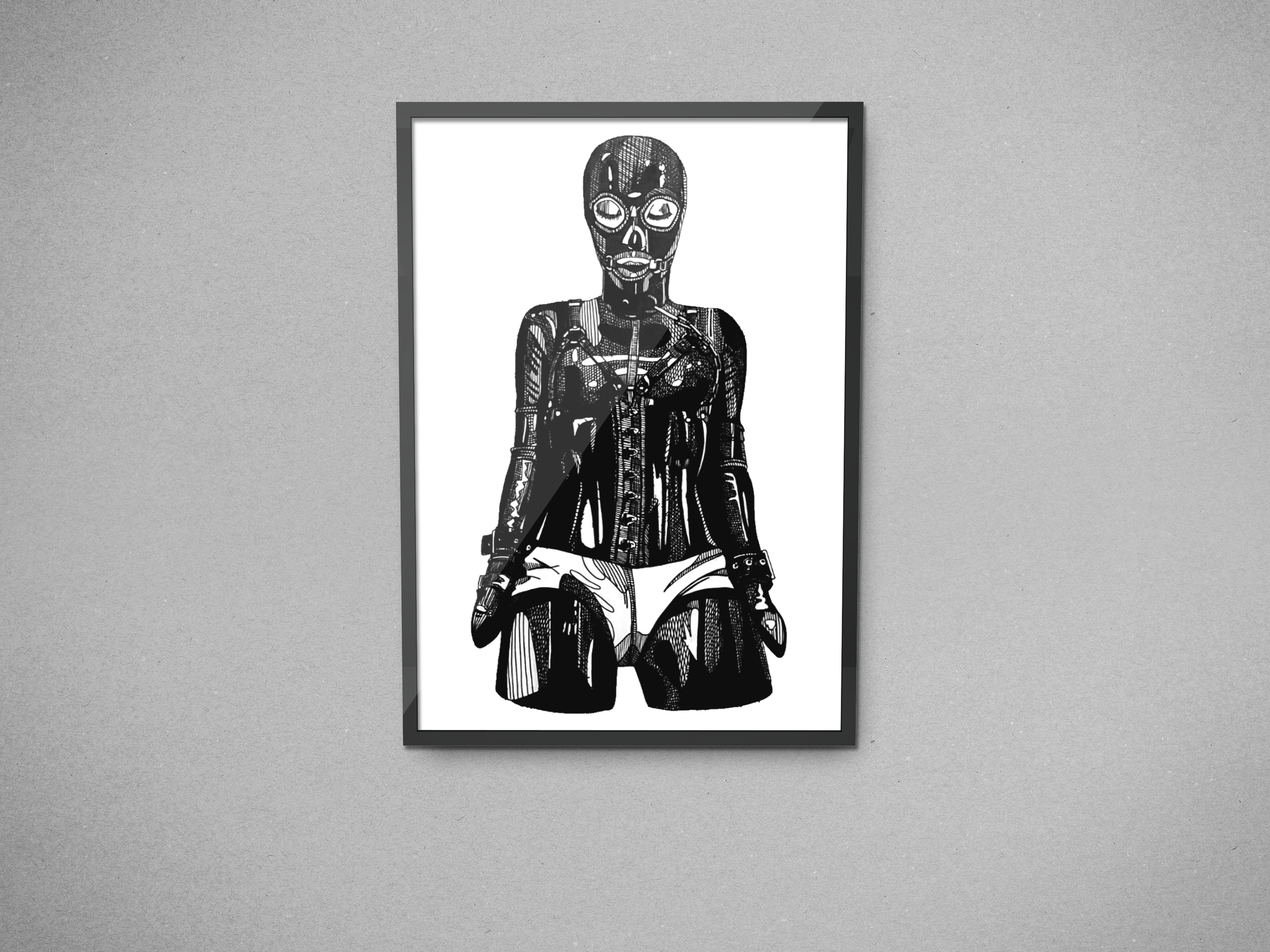 Latex Lady by Mizz Kier | Lethbridge 20000 2022 Finalists | Lethbridge Gallery