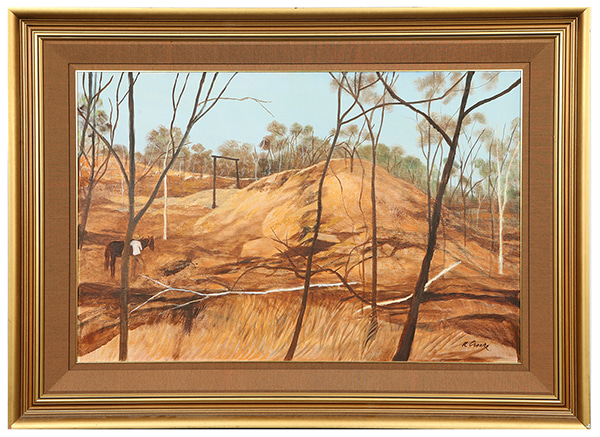 Stockman Near the Mine - Cape York  by Ray Crooke | Lethbridge Gallery