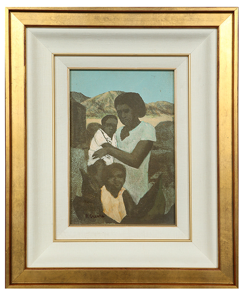 Mother and Child by Ray Crooke | Lethbridge Gallery