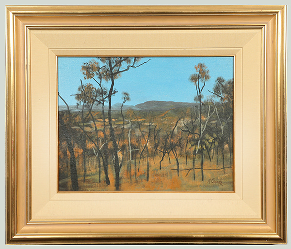 Burnt Scrub by Ray Crooke | Lethbridge Gallery