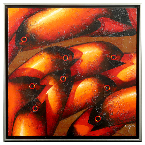 Orange Fish by Brett Lethbridge | Lethbridge Gallery