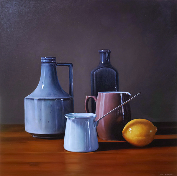 Porcelain with Lemon by Lisa Christensen | Lethbridge Gallery