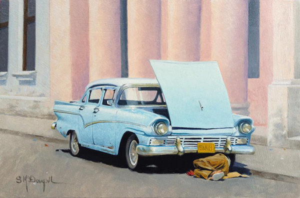 Repairs, Havana Cuba by Scott McDougall | Lethbridge Gallery