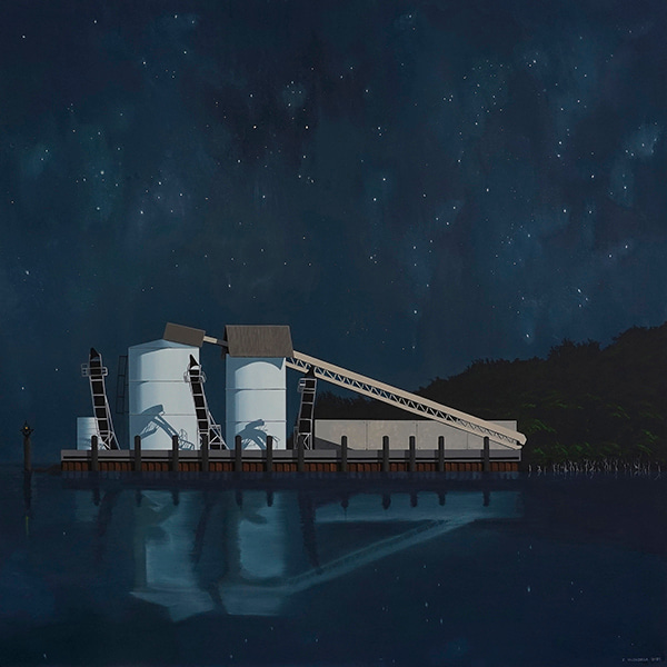 Drifter's Lament (Still Life with Silos) by J Valenzuela Didi | Lethbridge Gallery