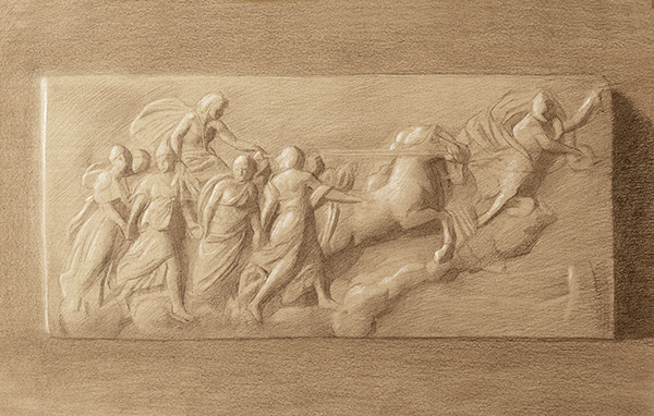 Aurora Relief by Andrew Bonneau | Lethbridge Gallery