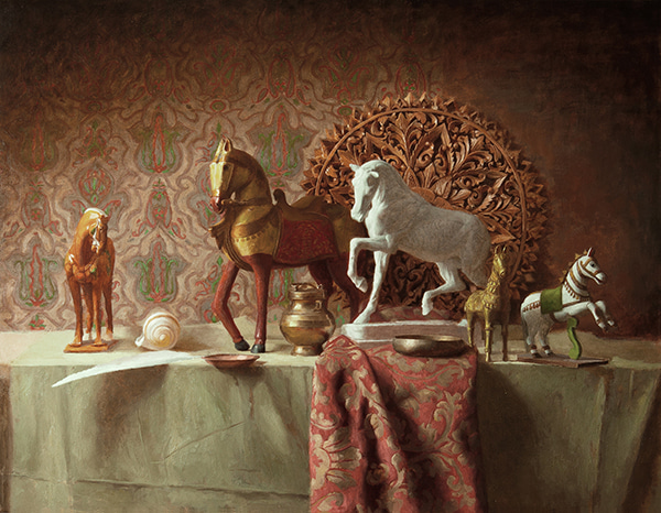 Five Horses by Andrew Bonneau | Lethbridge Gallery