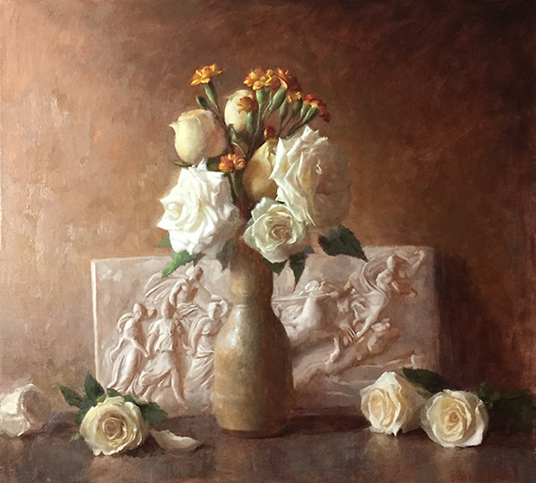 Roses with Aurora Relief by Andrew Bonneau | Lethbridge Gallery