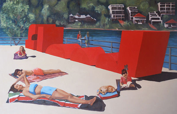 New Farm Park - Riposo by Linda Zucco | Lethbridge Gallery