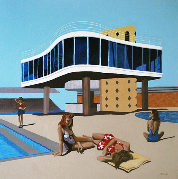Centenary Pool - Diamonds by Linda Zucco | Lethbridge Gallery