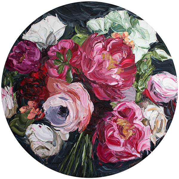 Enchanted Peony Bouquet by Jodie Wells | Lethbridge Gallery