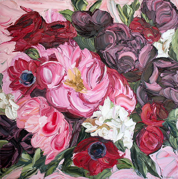 Enamoured with Peonies and Anemones by Jodie Wells | Lethbridge Gallery