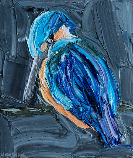 Radiant Kingfisher by Jodie Wells | Lethbridge Gallery