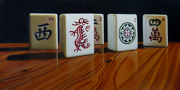 Mahjong Tiles by Anne-Marie Zanetti | Lethbridge Gallery