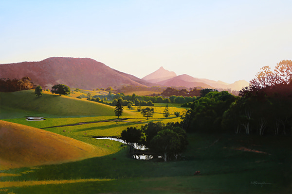 Shadow Play Mt Warning by Scott McDougall | Lethbridge Gallery