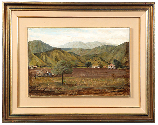 Ploughing by Ray Crooke | Lethbridge Gallery