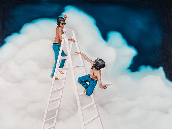 Sky Battle by Tara Spicer | Lethbridge Gallery