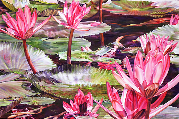 Red Flame by Pat Hall | Lethbridge Gallery