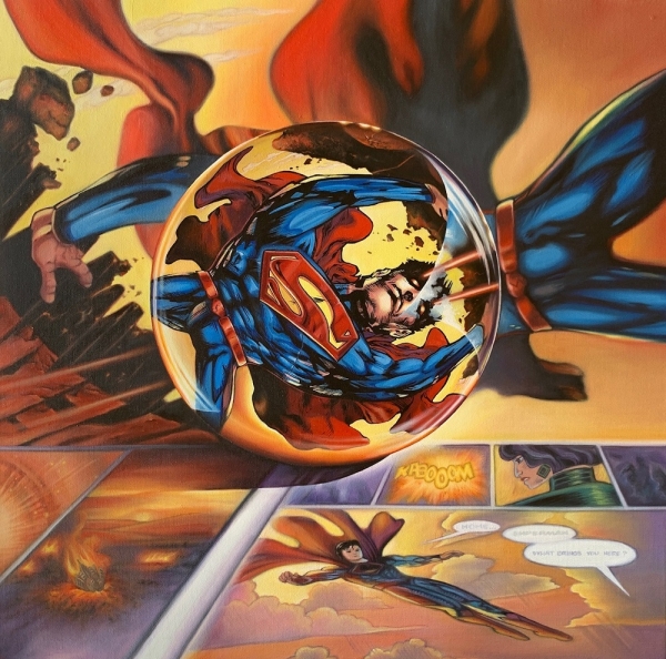 There's a hero in all of us. We just need the courage to put on the cape by Michelle Caitens | Lethbridge Gallery