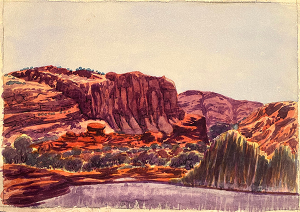 2. Otto Pareroultja by Hermannsburg Artists | Lethbridge Gallery