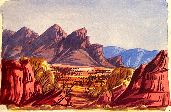 9. Ewald Namatjira by Hermannsburg Artists | Lethbridge Gallery