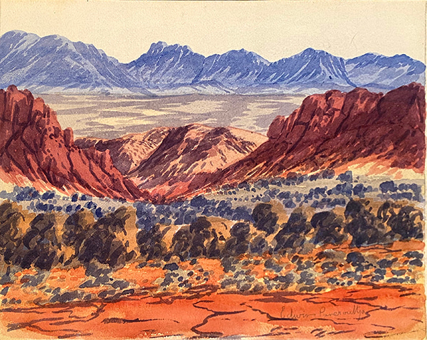 10. Edwin Pareroultja by Hermannsburg Artists | Lethbridge Gallery