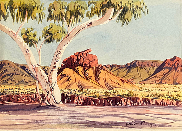 16. Oscar Namatjira by Hermannsburg Artists | Lethbridge Gallery