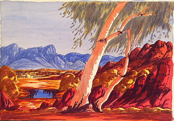 18. Ewald Namatjira by Hermannsburg Artists | Lethbridge Gallery