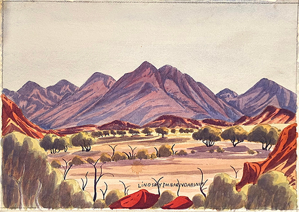 27. Lindsay Imbarndarinja by Hermannsburg Artists | Lethbridge Gallery