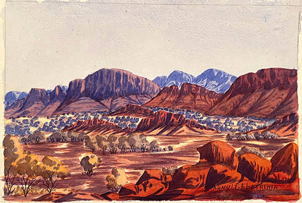 28. Arnulf Ebatarinja by Hermannsburg Artists | Lethbridge Gallery