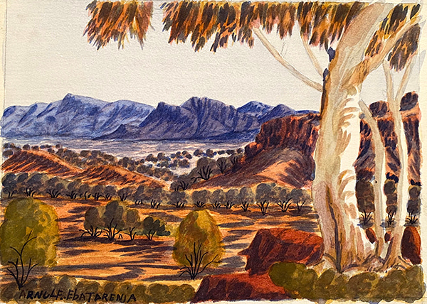 29. Arnulf Ebatarinja by Hermannsburg Artists | Lethbridge Gallery