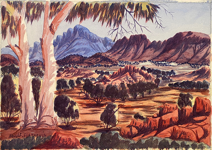 30. Arnulf Ebatarinja by Hermannsburg Artists | Lethbridge Gallery