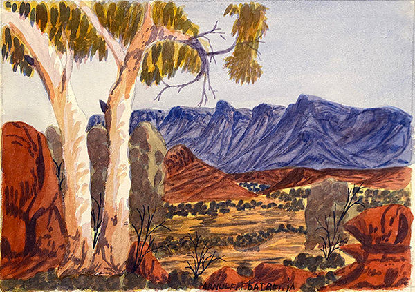 31. Arnulf Ebatarinja by Hermannsburg Artists | Lethbridge Gallery