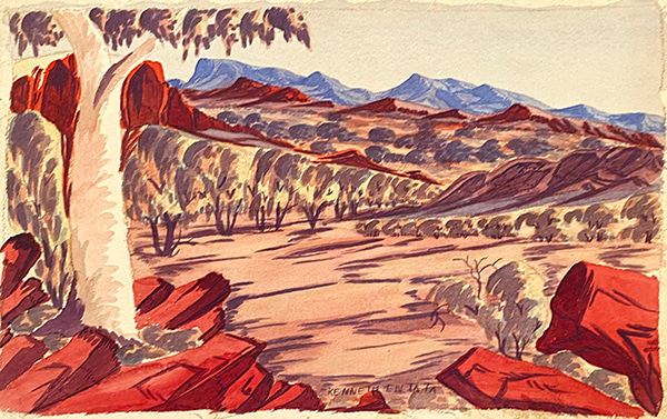 32. Kenneth Entata by Hermannsburg Artists | Lethbridge Gallery