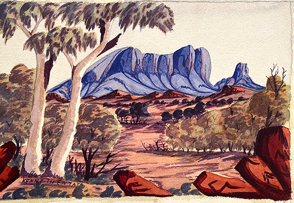 34. Kenneth Entata by Hermannsburg Artists | Lethbridge Gallery