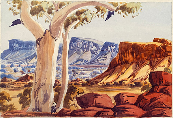 35. Athanasius Renkaraka by Hermannsburg Artists | Lethbridge Gallery