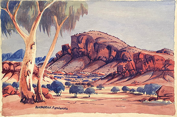 37. Athanasius Renkaraka by Hermannsburg Artists | Lethbridge Gallery