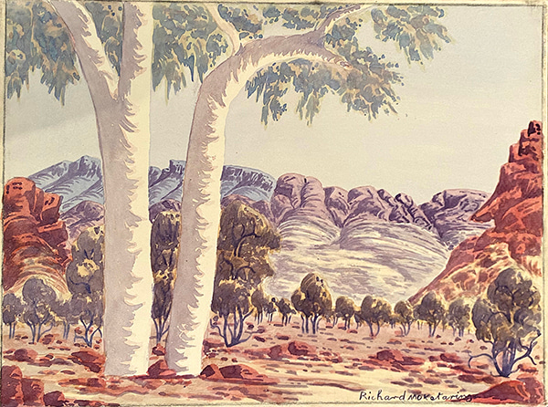 39. Richard Moketarinja by Hermannsburg Artists | Lethbridge Gallery