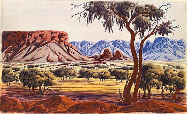 44. Keith Namatjira by Hermannsburg Artists | Lethbridge Gallery