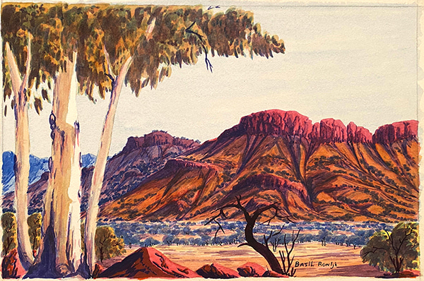 46. Basel Rantji by Hermannsburg Artists | Lethbridge Gallery