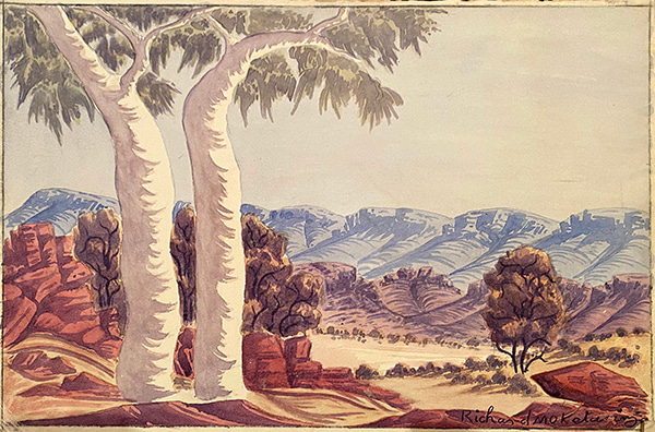 49. Richard Moketarinja by Hermannsburg Artists | Lethbridge Gallery