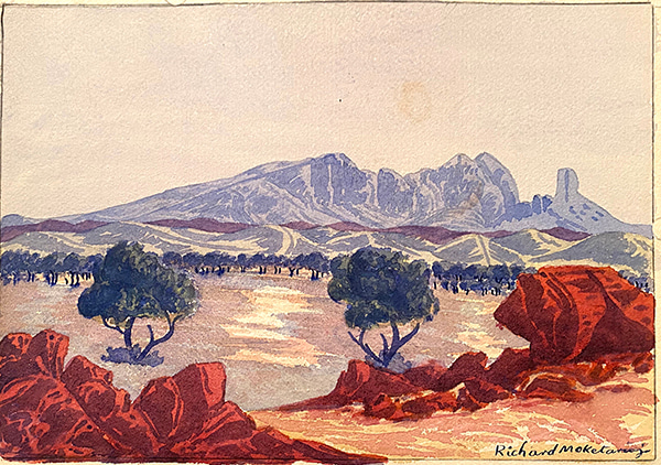 50. RICHARD MOKETARINJA by Hermannsburg Artists | Lethbridge Gallery