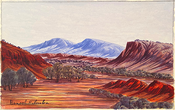 56. Henoch Raberaba by Hermannsburg Artists | Lethbridge Gallery